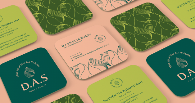 D.A.S Nails & Beauty Business Card